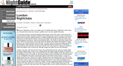 Desktop Screenshot of london.nightguide.com