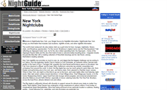 Desktop Screenshot of new.york.nightguide.com