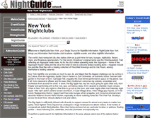 Tablet Screenshot of new.york.nightguide.com