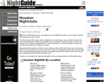 Tablet Screenshot of houston.nightguide.com